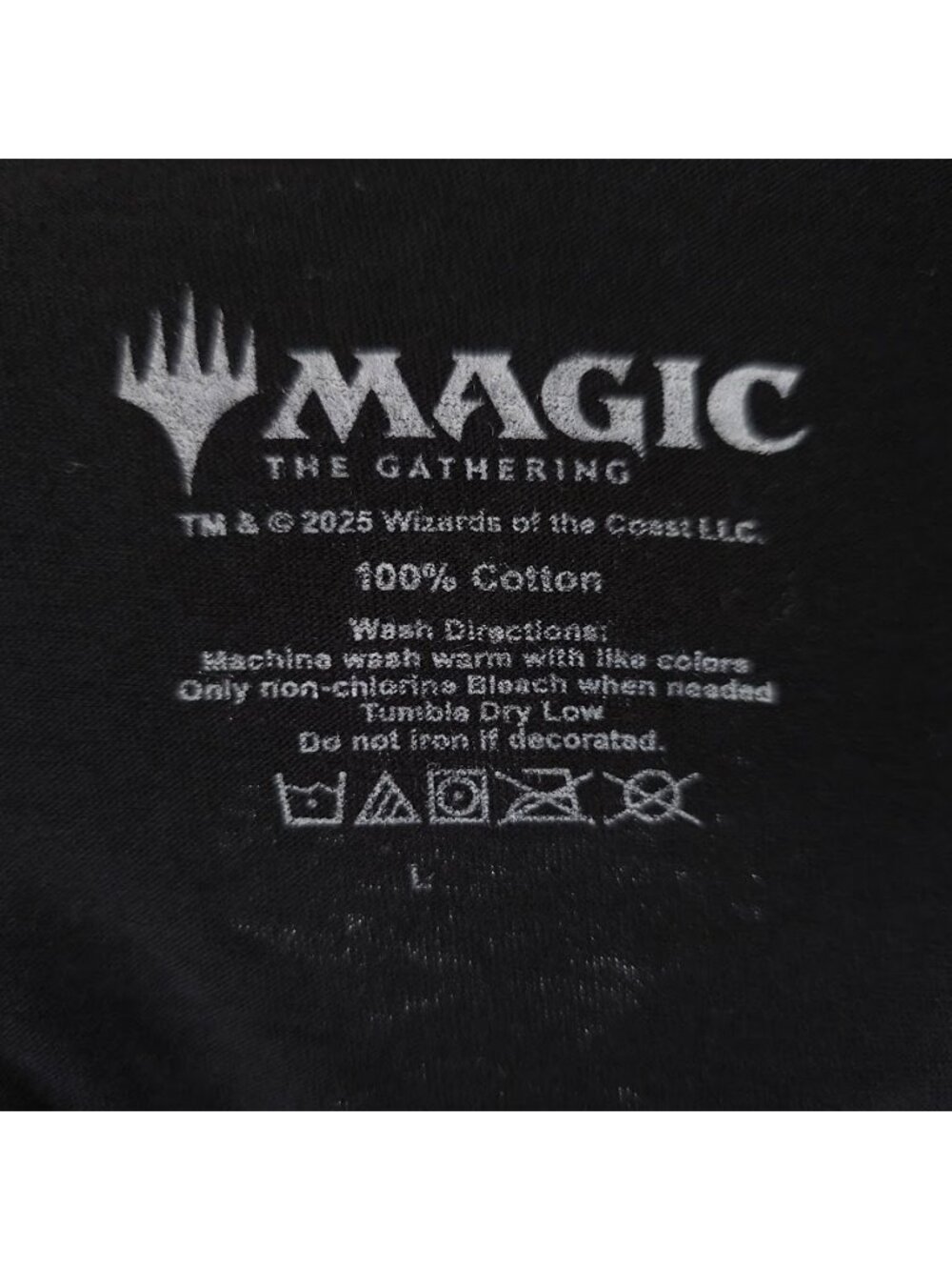 Magic The Gathering T Shirt Mens Size Large Black Deadwood Treefolk MagicCon - Picture 6 of 7
